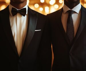 A man wearing a tuxedo